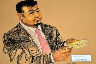 Khan pleaded guilty to helping Al Qaeda attacks from Pakistan. AP