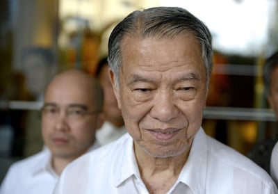 Lucio Tan is the chairman of LT Group. Noel Celis / AFP