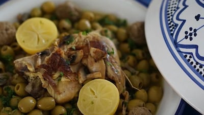 Algerian tajine zitoun is a chicken and olive stew. Photo: Wikimedia Commons