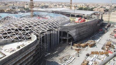 Forsan Central Mall in Khalifa City is 65 per cent complete as of October, and due to open in August 2020