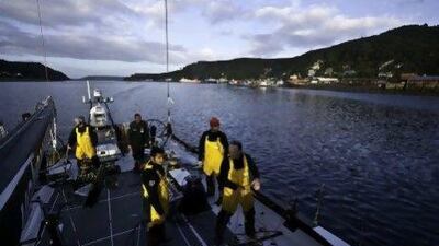 When Ian Walker and crew motored in to Puerto Montt, Chile, they had plenty to do to get 'Azzam' ready to be shipped to Itajai, Brazil. Now all they can do is wait on their stricken Volvo Ocean Racer as it makes its way via cargo ship.