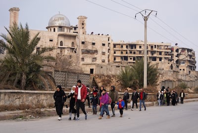 A scene in Aleppo after Syrian government forces and the Kurdish-led Syrian Democratic Forces agreed to de-escalate this week. Reuters