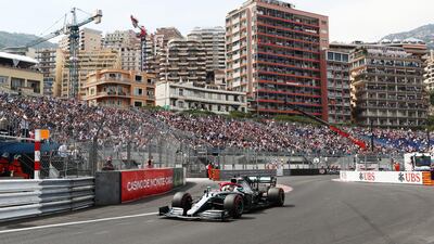 Lewis Hamilton is on pole for the Monaco Grand Prix. PA Photo