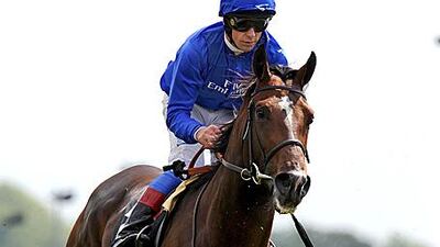 Chabal, ridden by Frankie Dettori, had a poor outing in the Dante Stakes at York Racecourse.