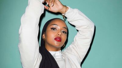 Beauty blogger Shahd Batal modelling her edit for Asos