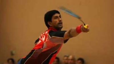 Thomas Kurian won the men's singles UAE open Badminton Tournament at the India Club in Dubai.