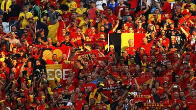 Belgium fans are, for the time being, living their nation’s under-siege motto ‘L’Union fait la force’, meaning ‘Union makes strength’. Ivan Alvarado / Reuters