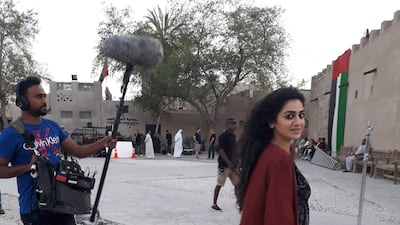 Hajra Yamin, playing Pinky in Film Pinky Memsaab. Photo credit Omer Alvie