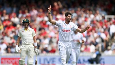 England bowler Josh Tongue celebrates after claiming the wicket of Steve Smith. Getty