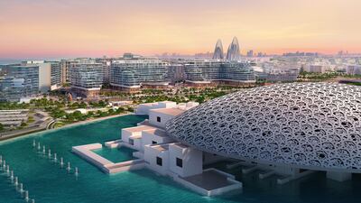 Louvre Abu Dhabi Residences by Aldar is expected to have a handover in 2025. All renderings: Aldar