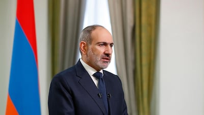 Armenian Prime Minister Nikol Pashinyan agreed a ceasefire with Azerbaijan. EPA