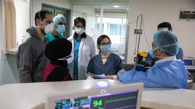 The Intensive Care Unit at the Rafik Hariri University Hospital in southern Beirut, Lebanon. Tom Nicholson for The National