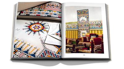 The book also looks at the unique painted houses of Asir, in Saudi Arabia. Courtesy Assouline