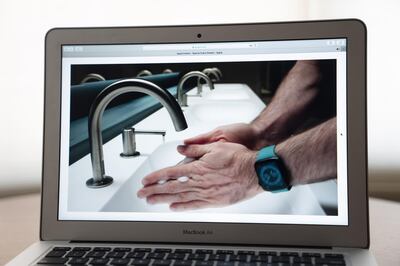 The new operating system watchOS 7 includes an automatic handwashing detection feature. Bloomberg