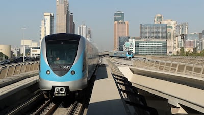 Dubai's Metro service is fully operational after last month's flooding. Chris Whiteoak / The National