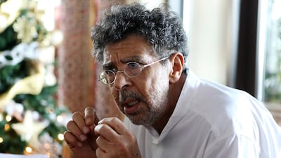 Composer Gabriel Yared in Dubai for the Dubai International Film Festival, where he received a lifetime achievement award. Pawan Singh / The National