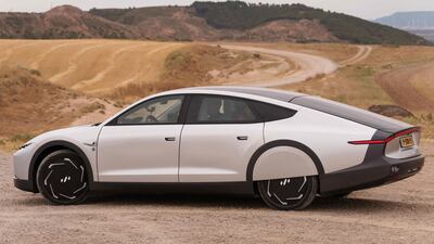 The Lightyear O has a top speed of 160 km/h. AFP