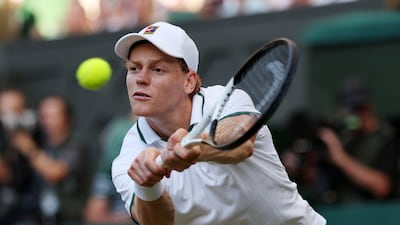 Italy's Jannik Sinner en route to his fifth Grand Slam trophy. Reuters