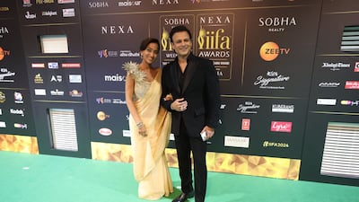 Actor Vivek Oberoi and his wife Priyanka Alva Oberoi