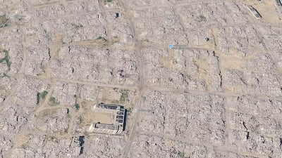 A satellite image of Gaza shared online by Irish politician Barry Andrews. Photo: Barry Andrews