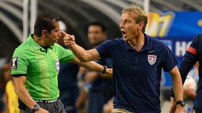 United States coach Jurgen Klinsmann admitted he overreacted during the game on Wednesday. Larry W Smith / EPA