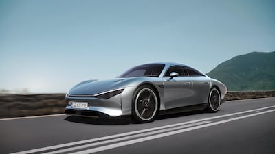 The Vision EQXX electric car has a range of more than 1,000 kilometres and energy consumption of less than 10 kWh per 100 kilometres. Photo: Daimler