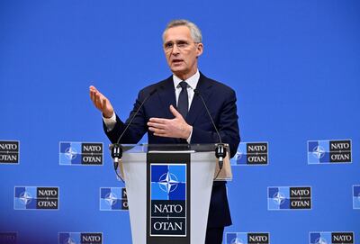 Nato's Secretary General Jens Stoltenberg said Europe and Canada had significantly increased investment in their militaries. AFP