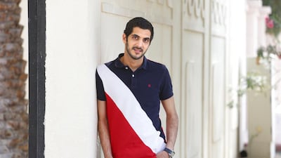 Emirati Marwan Mohammed, 24, who suffered severe spinal injuries in a car crash, is now a road-safety campaigner. Jaime Puebla / The National