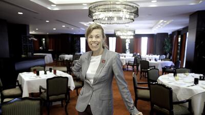 Emma Cullen is the general manager of the Capital Club at DIFC. Jaime Puebla / The National