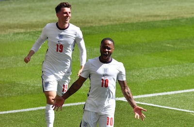 Raheem Sterling and Mason Mount know each other from their time with the England national team. AFP