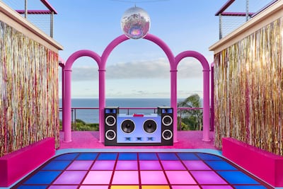 The disco in Ken's dream house on Airbnb. Photo: Joyce Lee