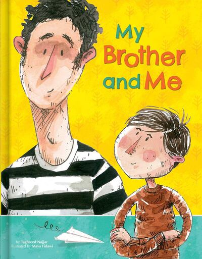 My Brother and Me by Taghreed Najjar, illustrated by Maya Fidawi, translated by Michelle Hartman. Courtesy CrackBoom! Booms
