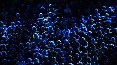 Fans watch Andy Murray against Rafael Nadal. Tony O’Brien / Reuters