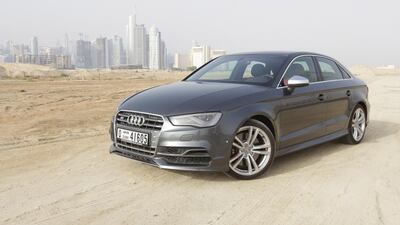 The new S3 doesn’t quite match the rasping soundtrack of its cousin, the Golf R, but boasts 286bhp. Jeffrey E Biteng / The National