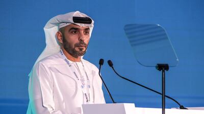 Abdullah Al Hameli, chief executive of economic cities and free zones at AD Ports Group, says the merger of Kezad Communities and EAJ is in line with the UAE's goal of economic diversification. Victor Besa / The National
