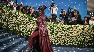 British actress Jodie Turner-Smith in Burberry. AFP