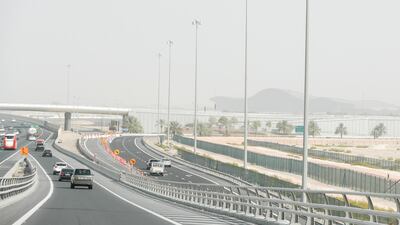 Dust storms continue near the Abu Dhabi International Airport. Victor Besa / The National