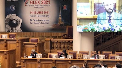 Hazza Al Mansouri called for more joint international efforts at the conference.