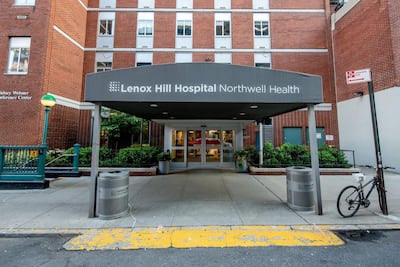 A view of the Lenox Hill Hospital Emergency Room entrance, in New York City. Roy Rochlin/Getty Images