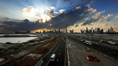 Dubai's private sector is still expanding but at a slower rate. Satish Kumar / The National