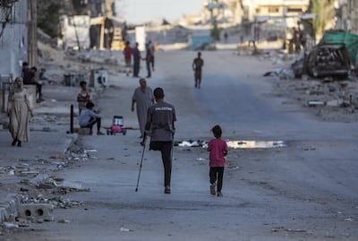 Much of Gaza has been laid to waste by Israel's continuing war. EPA