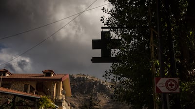 Medication is not the only thing in short supply. The LED sign for Tannourine's pharmacy hangs blank and dark during prolonged power cuts due to a fuel shortage.