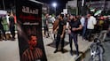 Syrians celebrate after a court sentenced Assad and other officials to death. Reuters