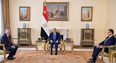 El Sisi and Ratcliffe in Cairo. Photo: Egypt Presidency