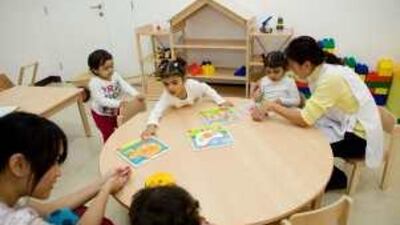 The Dewa childcare facility in Garhoud was inaugurated yesterday.