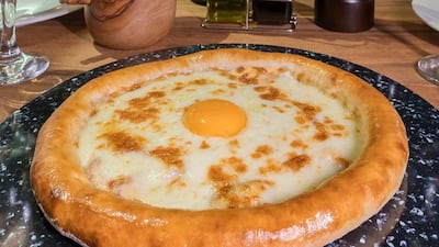 A breakfast speciality served at Gunaydin in Souk Al Bahar. Photo: Gunaydin Dubai