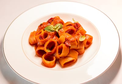 Roberto's serves handcrafted pasta, with gluten-free and whole wheat options also available. Photo: Roberto's