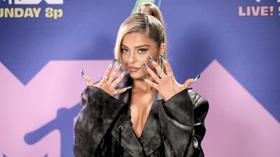 Bebe Rexha wears Lionne to attend the 2020 MTV Video Music Awards, on Sunday, August 30, 2020. Getty Images