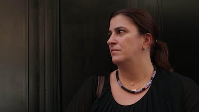 Nicole Torbey in a scene from 'My Family and the Explosion'. Courtesy Mahmoud Kaabour