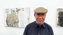 Ibrahim El-Salahi is recognised as the father of African and Arabic Modernism. Photo: Vigo Gallery